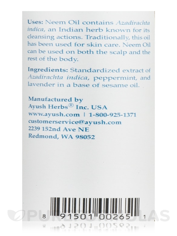 Neem Oil Skin Support with Lavender - 6 fl. oz - Alternate View 3