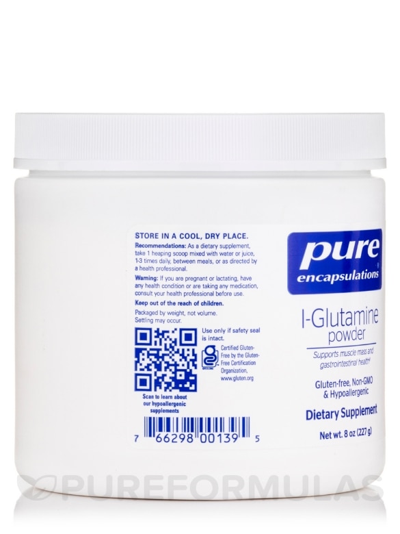 l-Glutamine Powder - 8 oz (227 Grams) - Alternate View 3