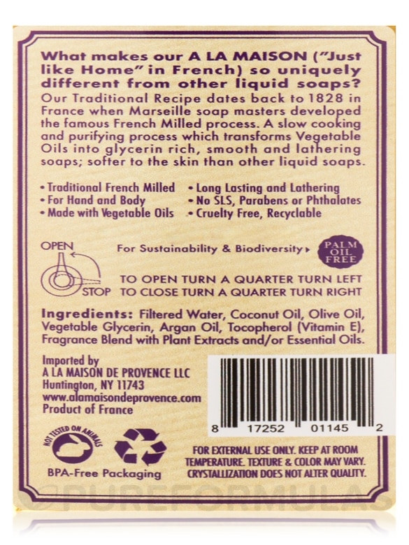Rose Lilac Liquid Soap - 16.9 fl. oz (500 ml) - Alternate View 2