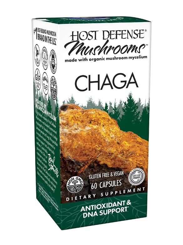 Organic Chaga - 60 Vegetarian Capsules
