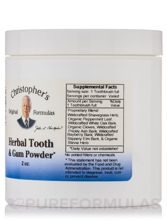 Herbal Tooth & Gum Powder - 2 oz - Alternate View 1