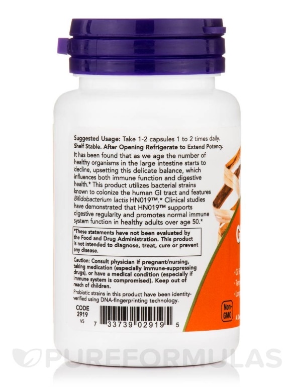 Clinical GI Probiotic™ (50+ Formula) - 60 Veg Capsules - Alternate View 2