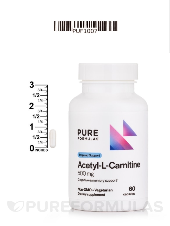 Acetyl-L-Carnitine - 60 Vegetarian Capsules - Alternate View 5