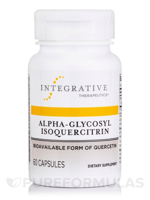 Alpha-Glycosyl Isoquercitrin - 60 Vegetable Capsules