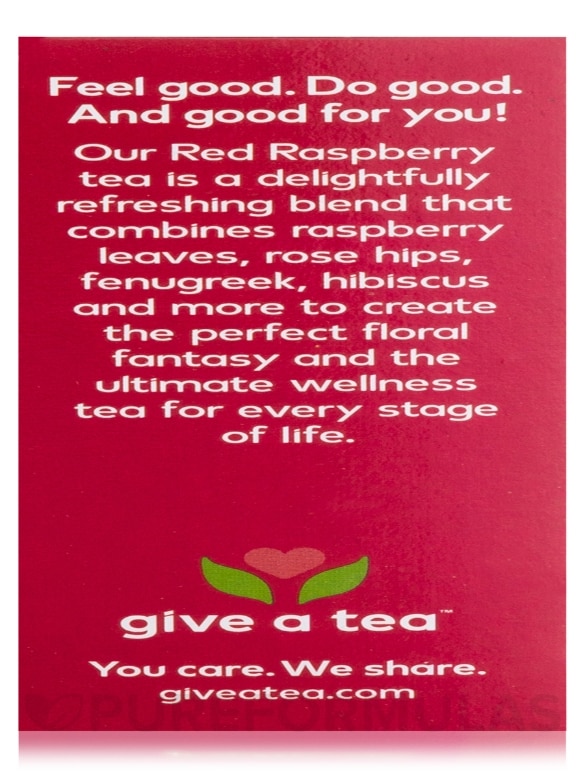 NOW® Real Tea - Women's Righteous Raspberry Tea - 24 Tea Bags - Alternate View 8