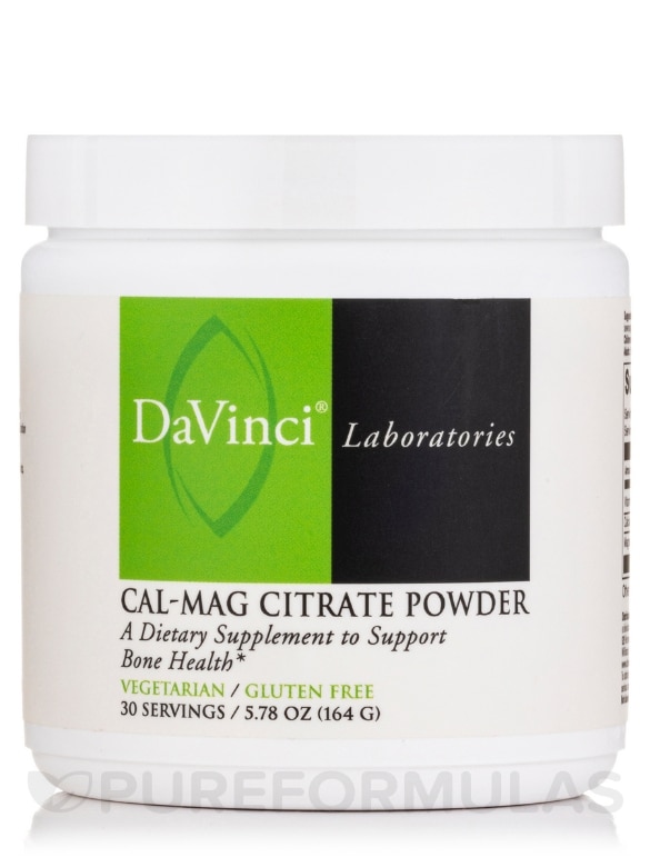 Cal-Mag Citrate Powder - 5.78 oz (164 Grams)