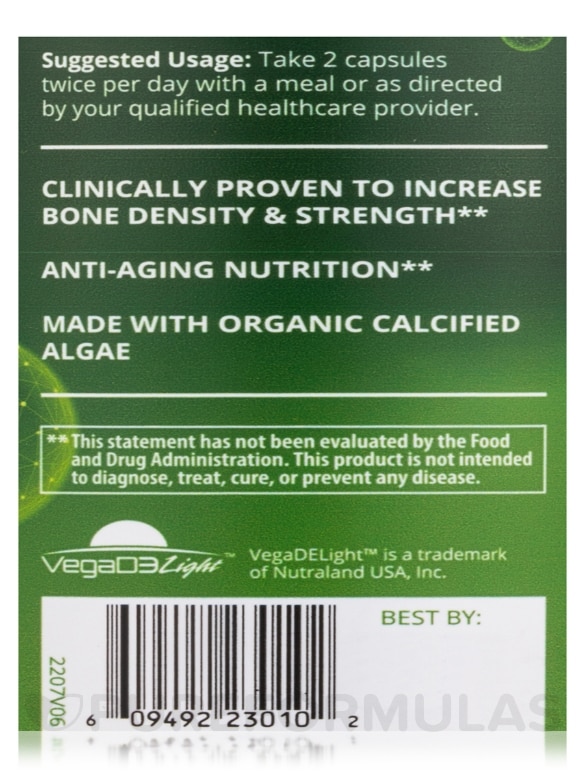 Vegan Bone Maximizer™ - 120 Vegan Capsules - Alternate View 5