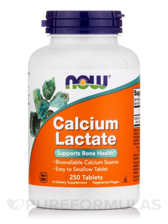 Calcium Lactate - 250 Tablets