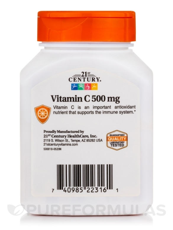 Vitamin C 500 mg - 110 Tablets - Alternate View 2