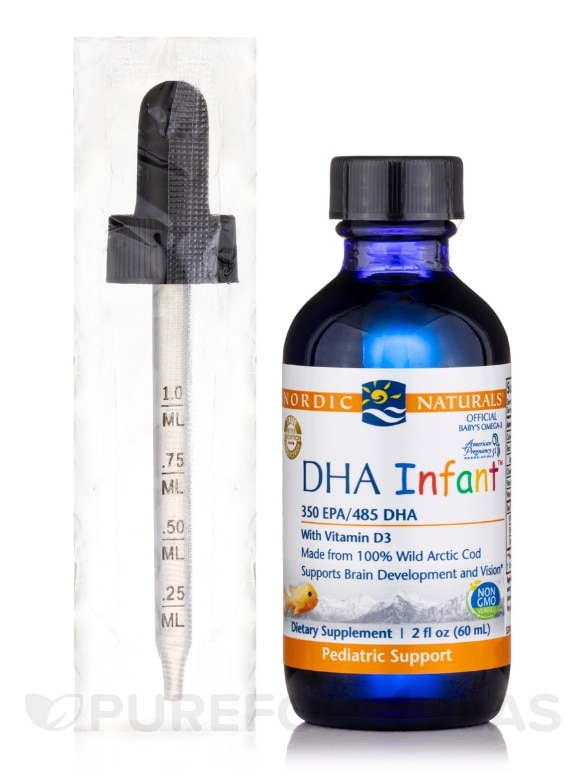 DHA Infant with Vitamin D3 - 2 fl. oz (60 ml) - Alternate View 2