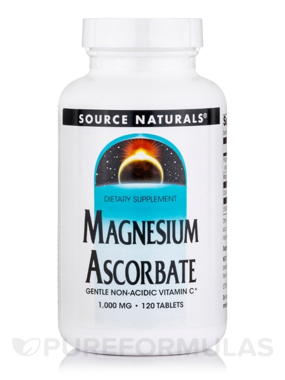 Magnesium Ascorbate 1000 mg - 120 Tablets