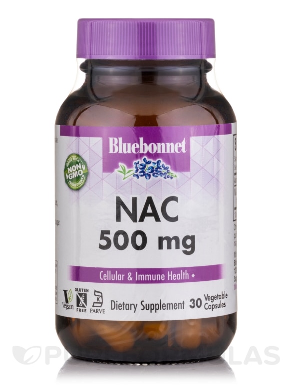 NAC 500 mg - 30 Vegetable Capsules