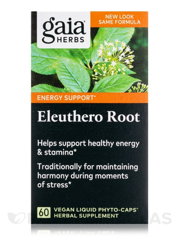 Eleuthero Root - 60 Vegetarian Liquid Phyto-Caps® - Alternate View 3