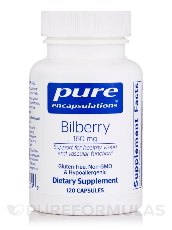 Bilberry 160 mg - 120 Capsules
