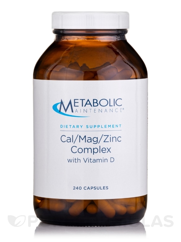 Cal/Mag/Zinc Complex with Vitamin D - 240 Capsules