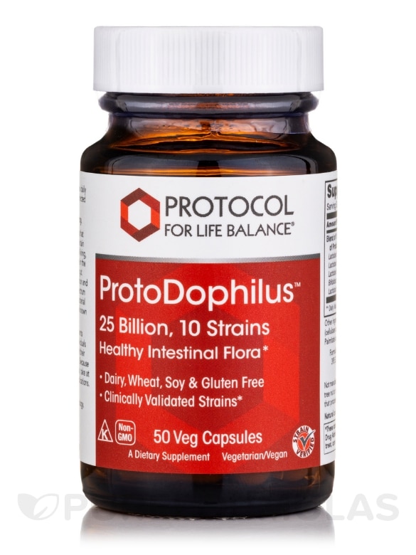 ProtoDophilus™ 25 Billion, 10 Strains - 50 Veg Capsules