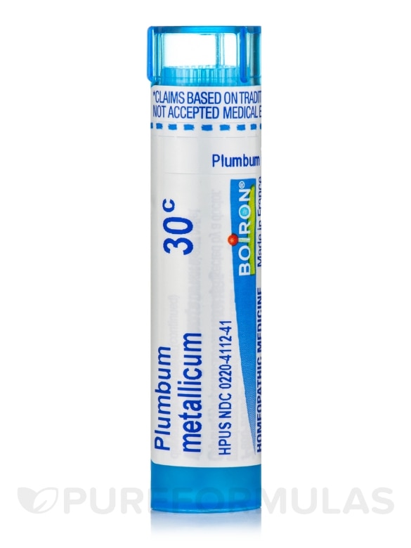 Plumbum Metallicum 30c - 1 Tube (approx. 80 pellets)