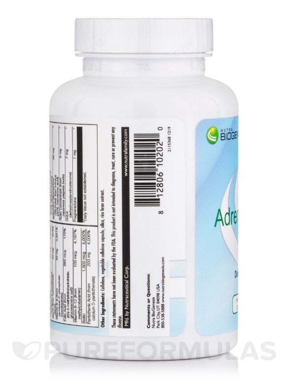 Adrenal Support Plus - 60 Veggie Capsules - Alternate View 3