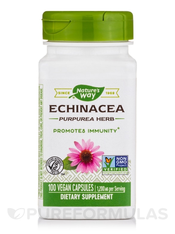 Echinacea Purpurea Herb - 100 Vegan Capsules