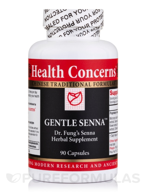 Gentle Senna™ (Dr. Fung's Senna Herbal Supplement) - 90 Capsules