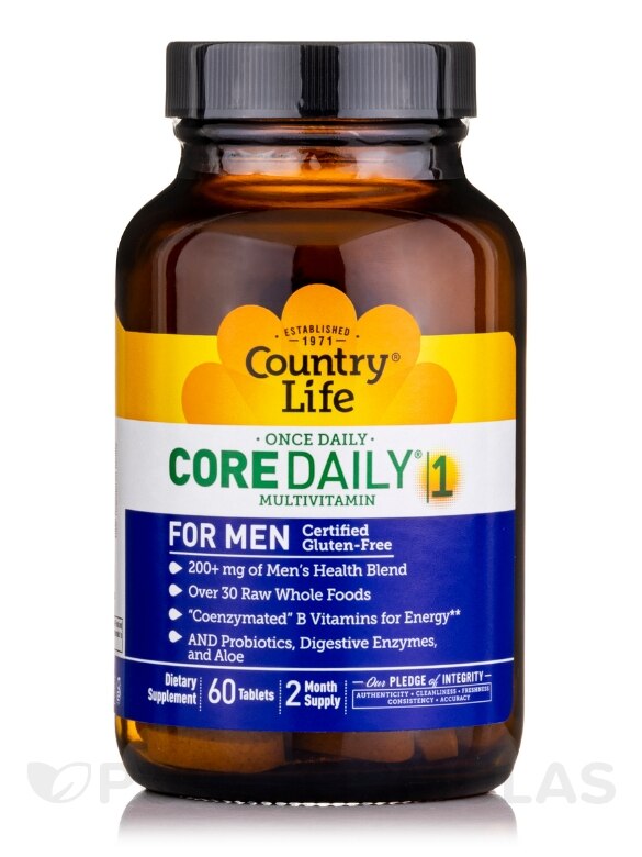 Core Daily 1® Multivitamin for Men - 60 Tablets - Alternate View 2