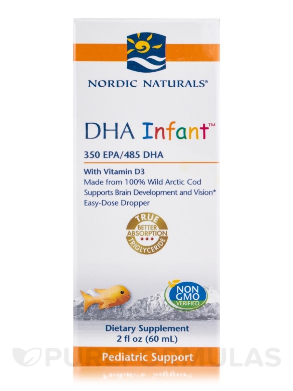 DHA Infant with Vitamin D3 - 2 fl. oz (60 ml) - Alternate View 3