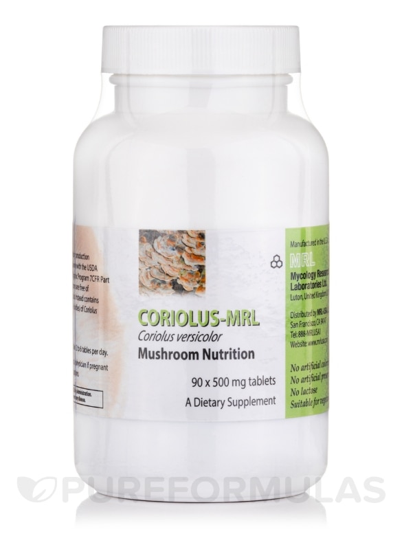 Coriolus Versicolor-MRL 500 mg - 90 Tablets