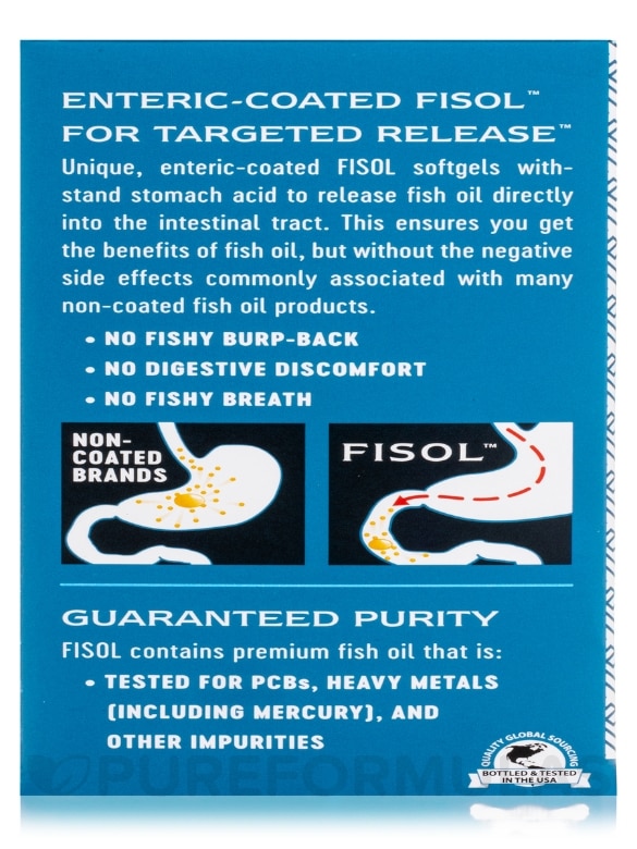 Fisol Fish Oil 500 mg - 180 Softgels - Alternate View 9