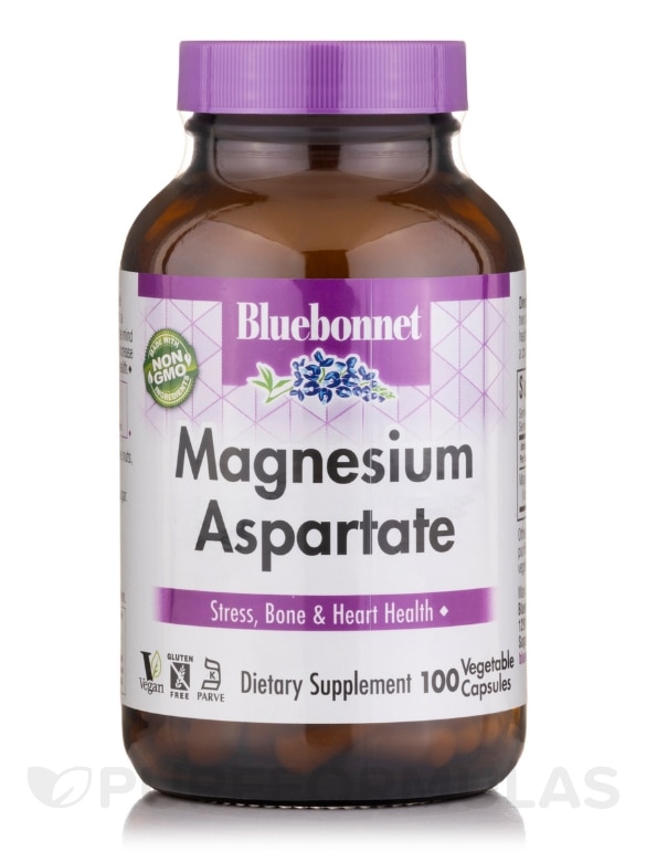 Magnesium Aspartate 400 mg - 100 Vegetable Capsules