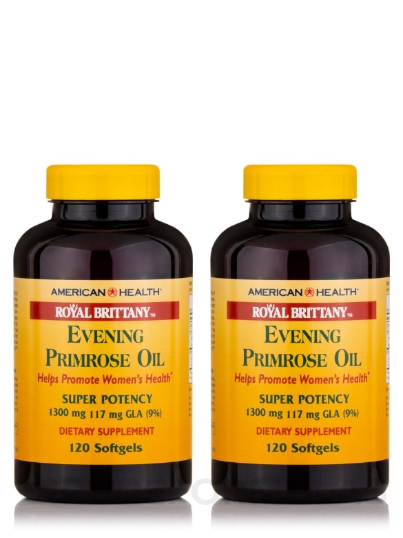 Royal Brittany™ Evening Primrose Oil 1300 mg - 120 + 120 Free Softgels - Alternate View 2