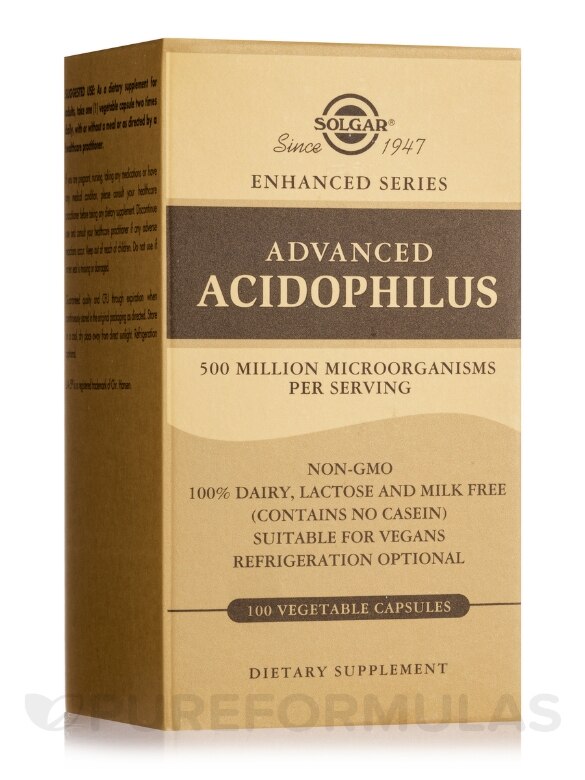 Advanced Acidophilus - 100 Vegetable Capsules