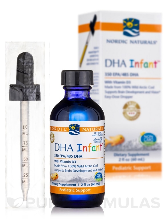 DHA Infant with Vitamin D3 - 2 fl. oz (60 ml) - Alternate View 1