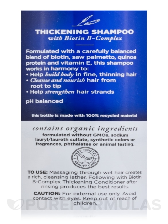 Biotin B-Complex Thickening Shampoo - 14 fl. oz (414 ml) - Alternate View 3
