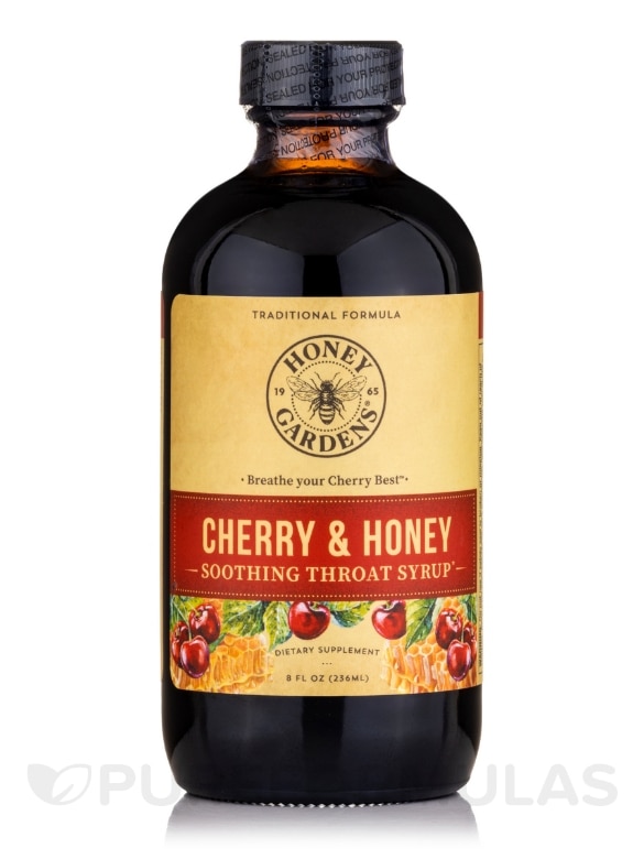 Cherry & Honey Soothing Throat Syrup - 8 fl. oz (236 ml)