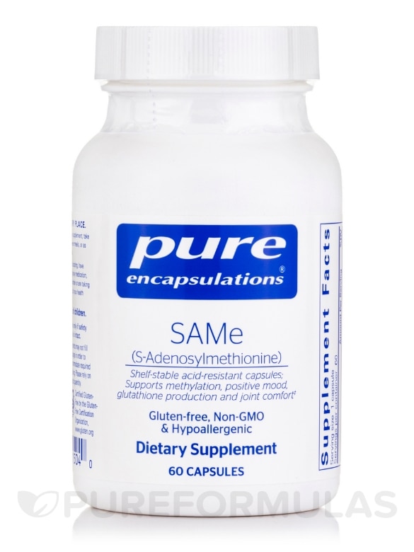 SAMe (S-Adenosylmethionine) - 60 Capsules