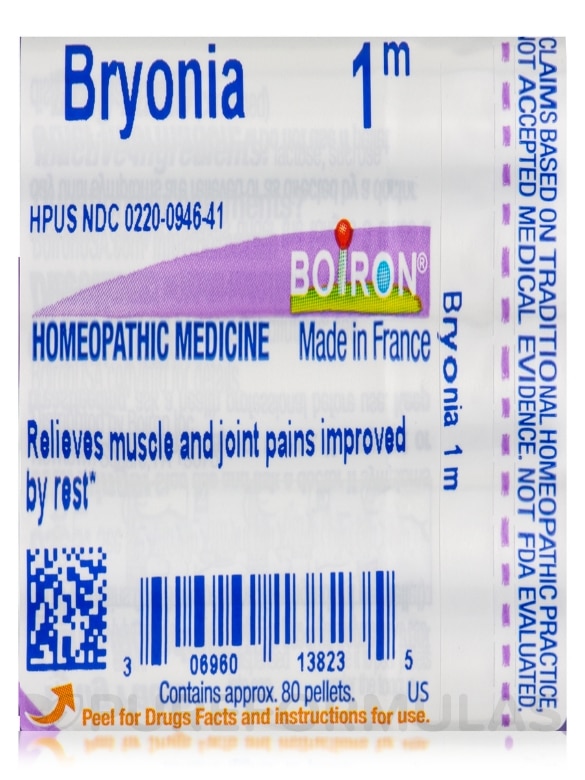 Bryonia 1m - 1 Tube (approx. 80 pellets) - Alternate View 6
