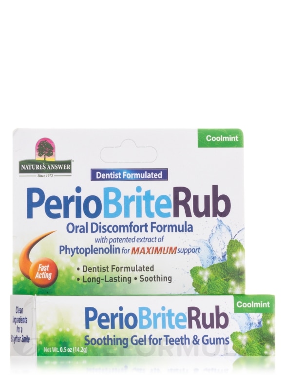 PerioBriteRub, Coolmint - 0.5 oz (14.2 Grams)