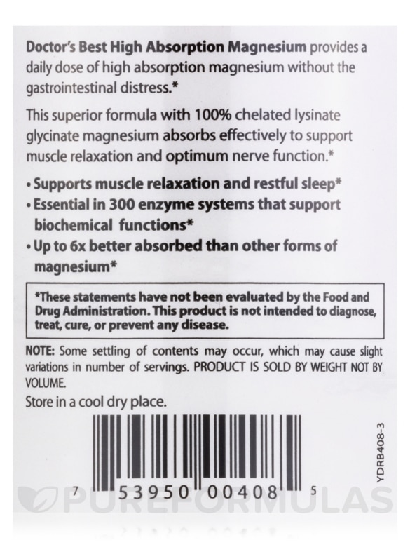 High Absorption Magnesium Powder - 7.1 oz (200 Grams) - Alternate View 4