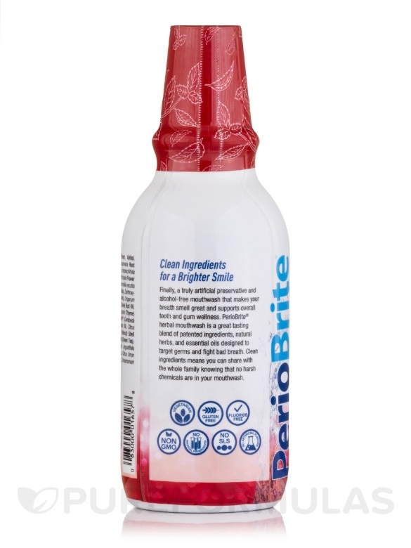 PerioBrite® Mouthwash, Alcohol-Free, Cinnamint - 16 fl. oz (480 ml) - Alternate View 2