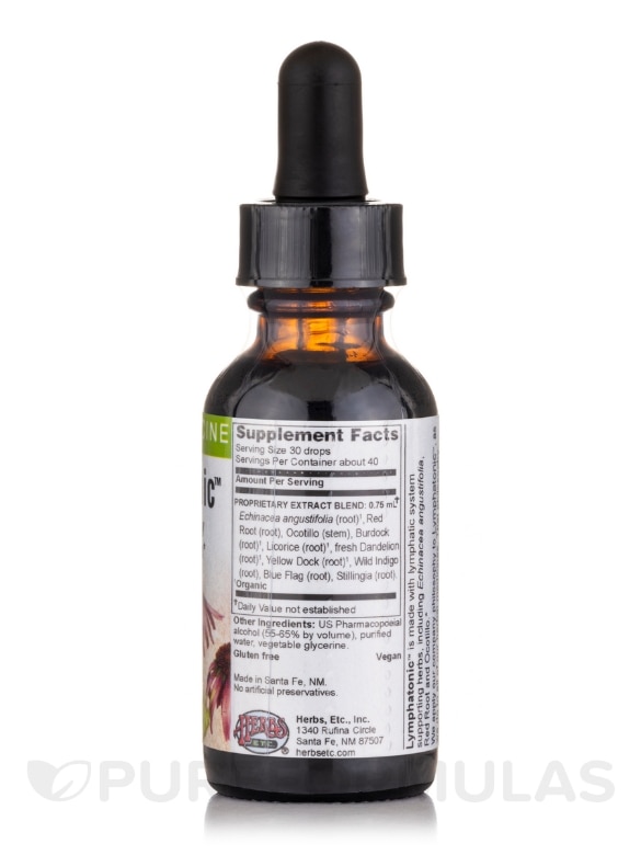 Lymphatonic™ Herbal Formula - 1 fl. oz (30 ml) - Alternate View 1
