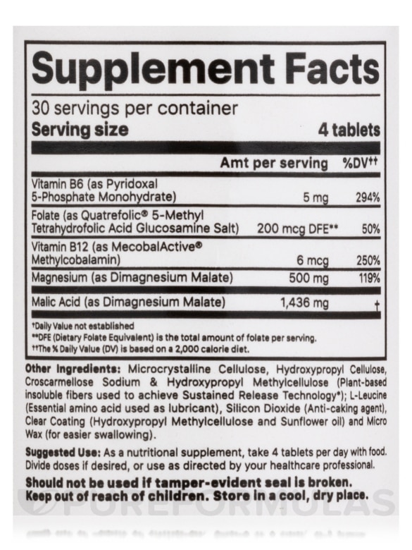 MagSRT® (Magnesium with SRT) - 120 Tablets - Alternate View 4