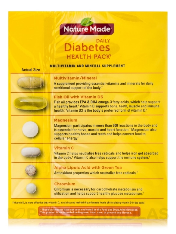 Daily Diabetes Health Pack - 30 Packets - Alternate View 3