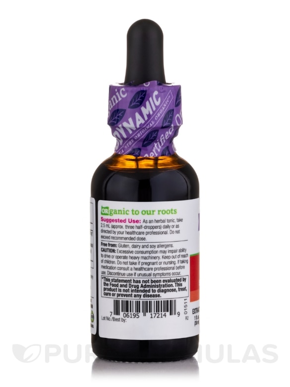 Biodynamic® Namaste™ Herbal Tonic, Cherry + Lavender Flavored - 1 fl. oz (30 ml) - Alternate View 2