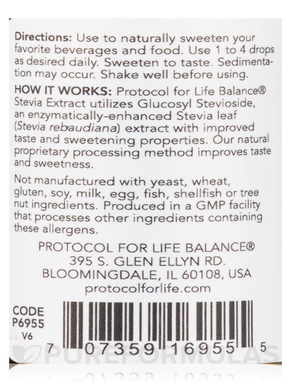 Stevia Liquid Extract - 2 fl. oz (59 ml) - Alternate View 4