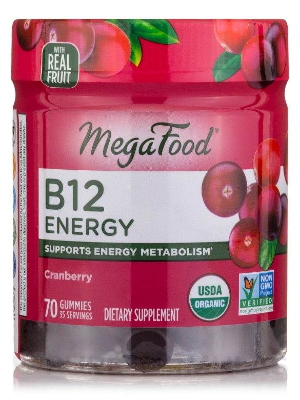 B12 Energy, Cranberry Flavor - 70 Gummies