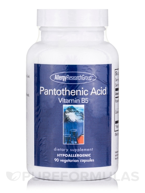 Pantothenic Acid - 90 Vegetarian Capsules