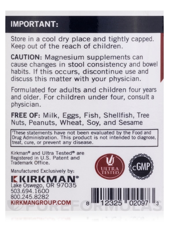 B-6/Magnesium Vitamin/Mineral Chewable - 120 Wafers - Alternate View 4