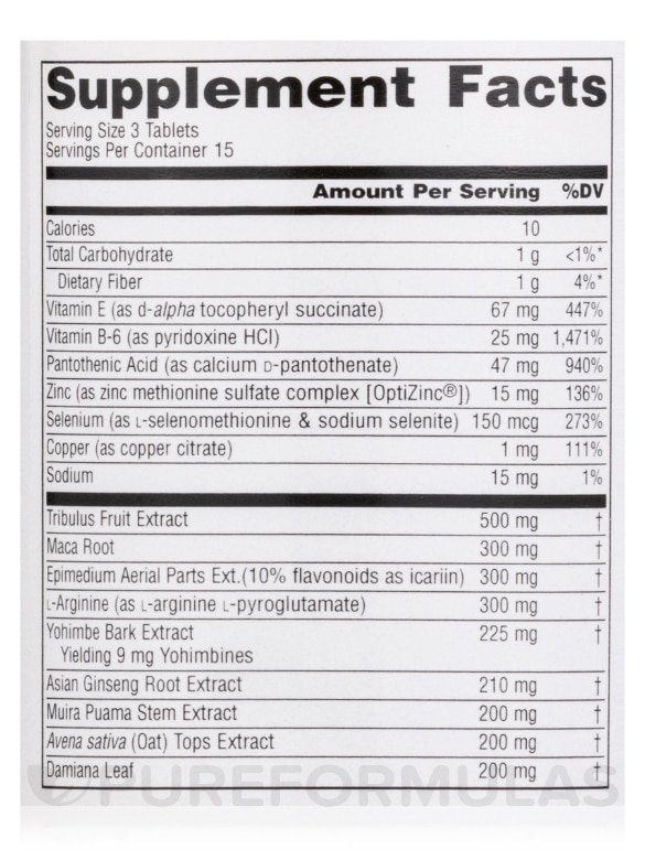Male Response - 45 Tablets - Alternate View 4