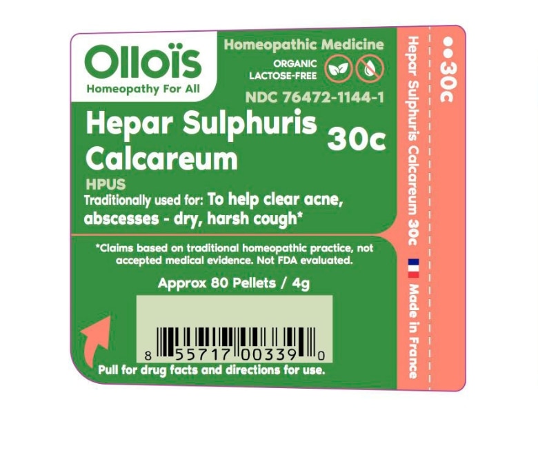  Lactose-Free Hepar Sulphuris Calcareum 30c - 80 Pellets