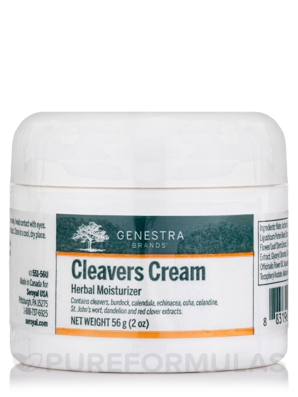 Cleavers Cream Herbal Moisturizer (formerly Lymphagen Cream) - 2 oz (56 Grams)